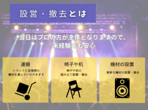有名アーティスト多数◎ロックフェス設営撤去＠泉大津フェニックス